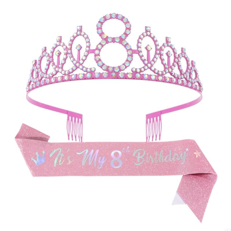 Błyszczące różowe tiary urodzi – Birthday Sash Glitter recenzja i cena