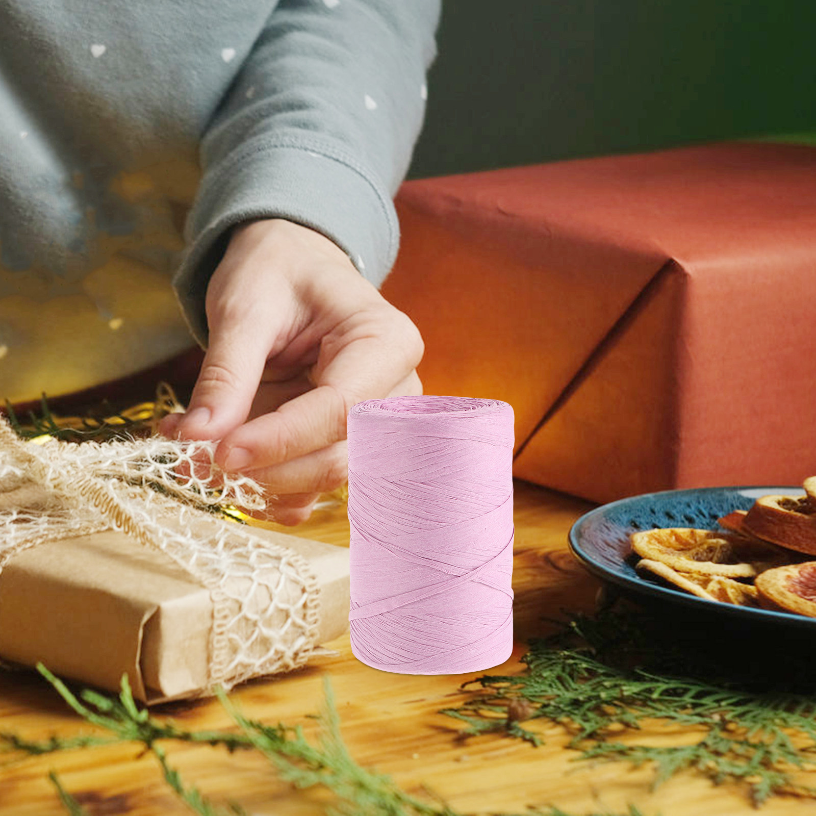 Kolorowa taśma z papieru rafia – Papercraft Supply Ribbon recenzja i cena
