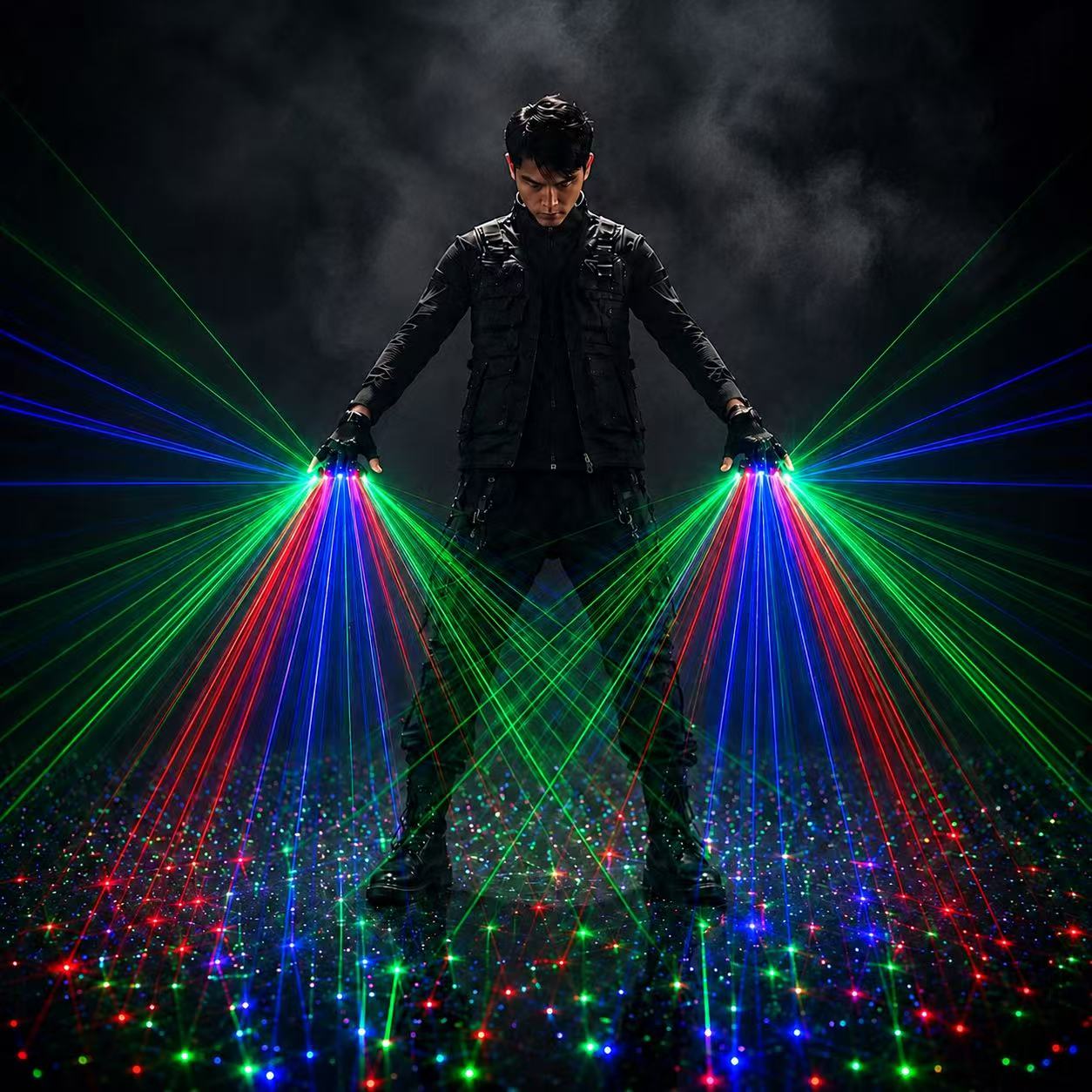 Rękawice laserowe RGB z możliw – Event Party Dj recenzja i cena
