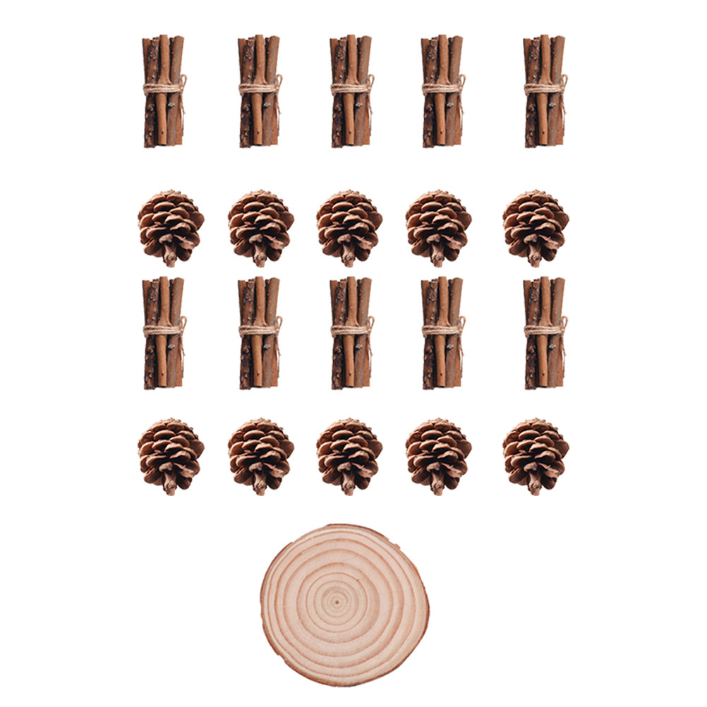 21 sztuk naturalnych szyszek s – Centerpiece Stick recenzja i cena