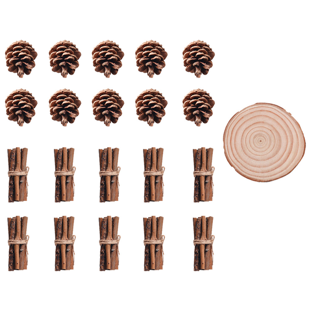 21 sztuk naturalnych szyszek s – Centerpiece Stick recenzja i cena