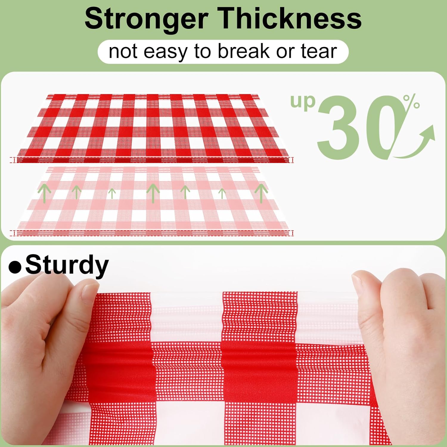Prostokątny czerwono-biały obr – Table Cloth Disposable recenzja i cena