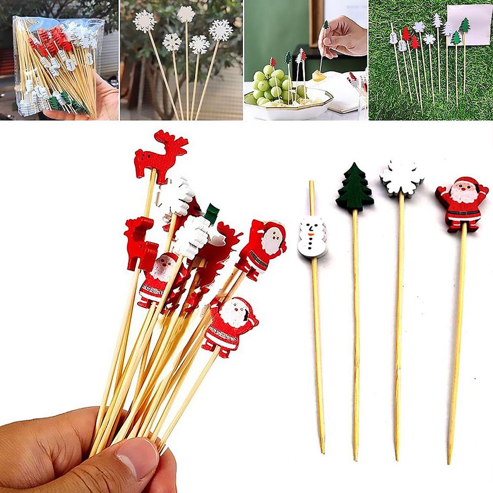 50 szt. Świąteczne wykałaczki  – Centerpiece Stick recenzja i cena